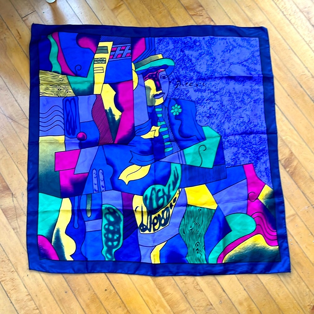 Huge Picasso 90s scarf